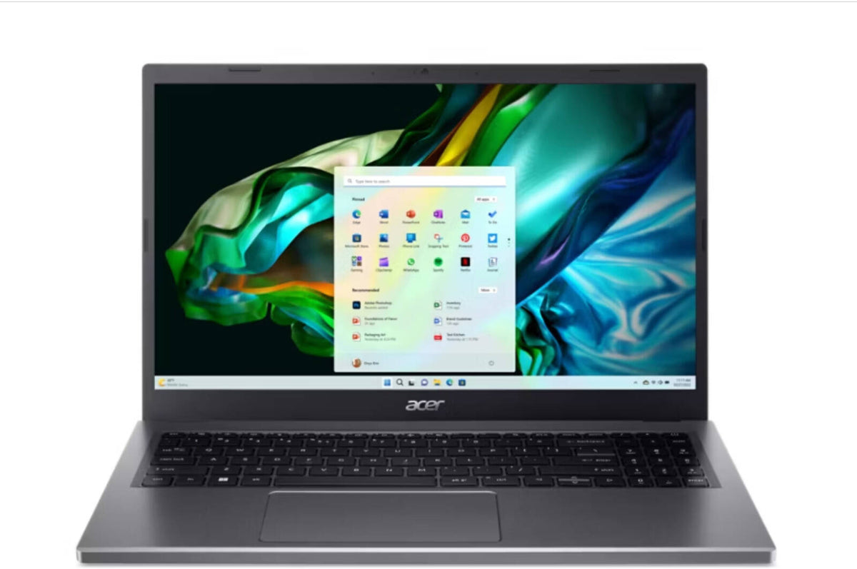 Acer Aspire 5 A515-58PT-59VW Laptop – 15.6" Full HD IPS Touchscreen, Intel Core™ i5-13420H, 8GB RAM, 512GB SSD, Intel UHD Graphics, Windows 11, English Keyboard, Pure Silver (Model: NX.KV5AA.001)