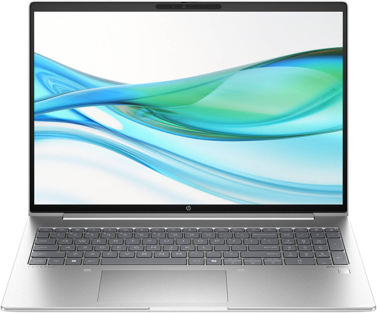 HP ProBook 460 G11 Laptop, 16" WUXGA Display, Intel Core Ultra 7, 16GB RAM, 512GB SSD, Intel Arc Graphics, Backlit KB, FreeDOS, Pike Silver