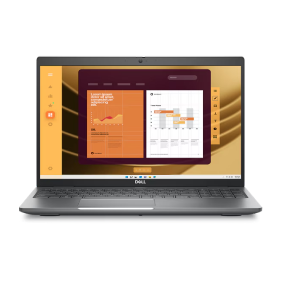 ديل لاتيتيود 5550، معالج إنتل كور ألترا 7 165H، ذاكرة 16 جيجابايت DDR5، قرص SSD سعة 512 جيجابايت، بطاقة رسومات NVIDIA GeForce RTX 2050 سعة 4 جيجابايت GDDR6، لوحة مفاتيح AR، نظام تشغيل أوبونتو
