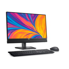 جهاز Dell OptiPlex All-in-One 7420، معالج Intel Core i7 14700 vPro، ذاكرة وصول عشوائي DDR5 سعة 16 جيجابايت، قرص SSD سعة 1 تيرابايت، لوحة مفاتيح AR، نظام تشغيل DOS